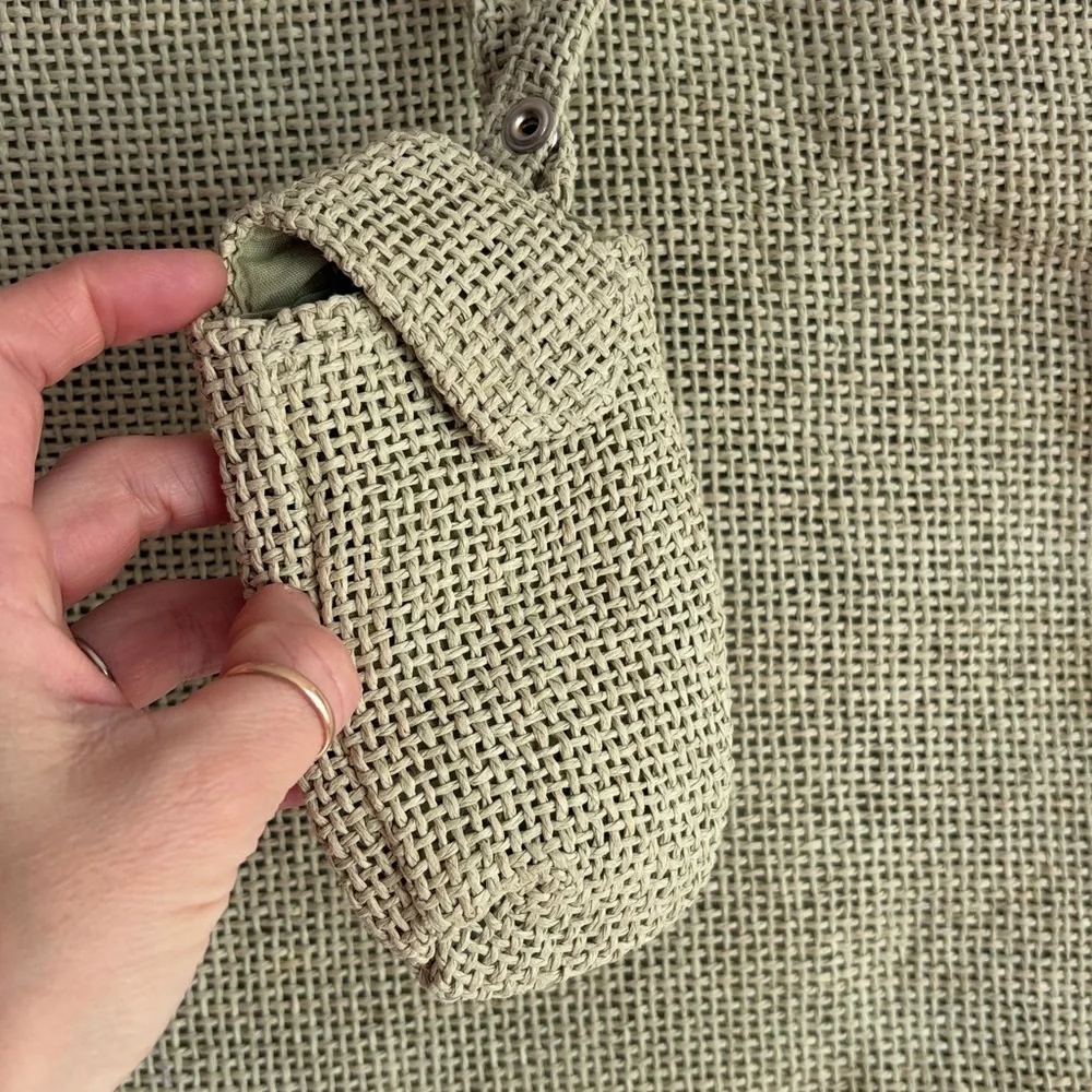 Sun n Sand light green large beach summer bag